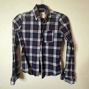 Female Button Down Plaid Shirt